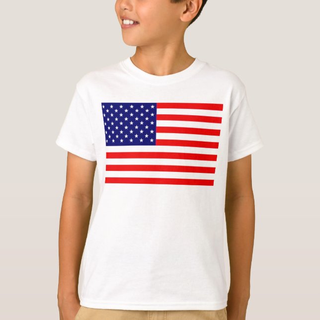 T-shirt Drapeau américain (Devant)