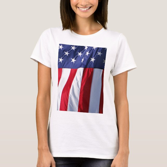 T-shirt Drapeau américain (Devant)