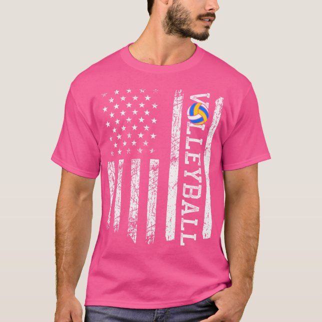 T-shirt Drapeau américain (Devant)