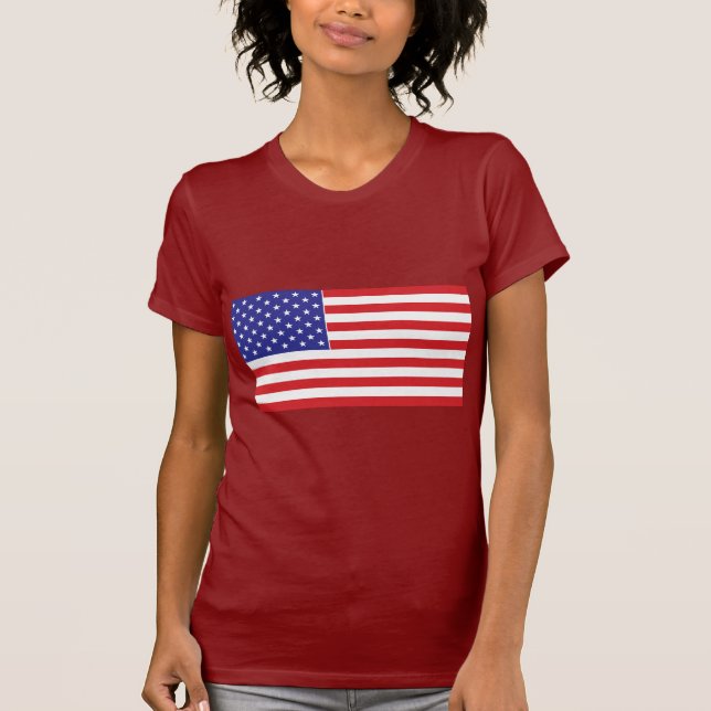 T-shirt Drapeau américain (Devant)