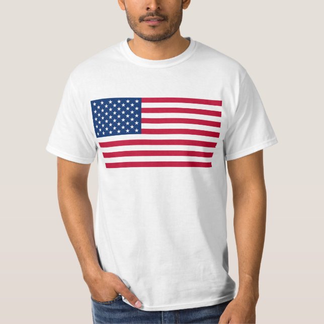 T-shirt Drapeau américain (Devant)