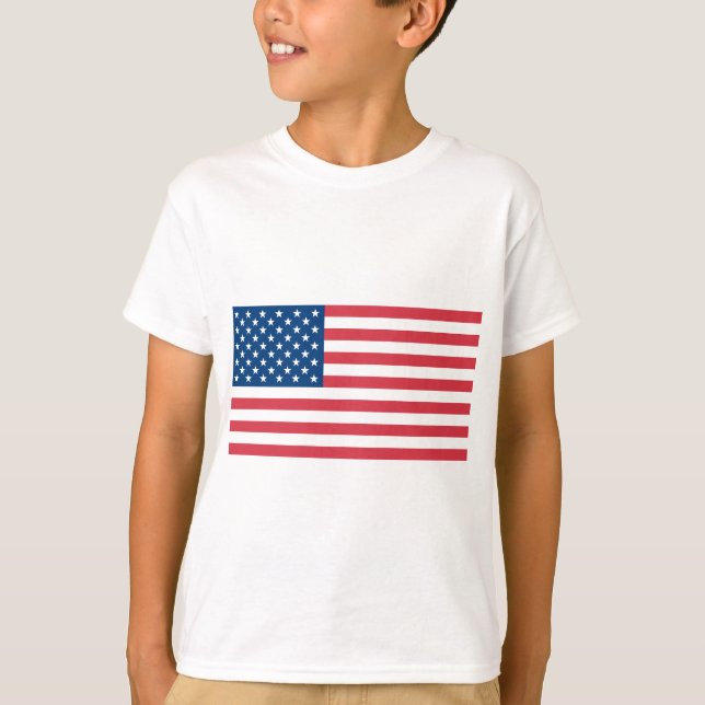 T-shirt Drapeau américain (Devant)