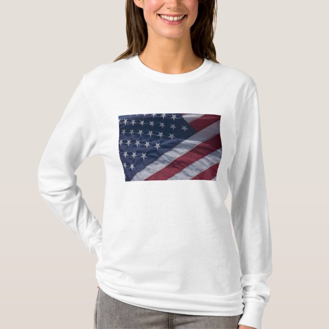 T-shirt Drapeau américain. (Devant)