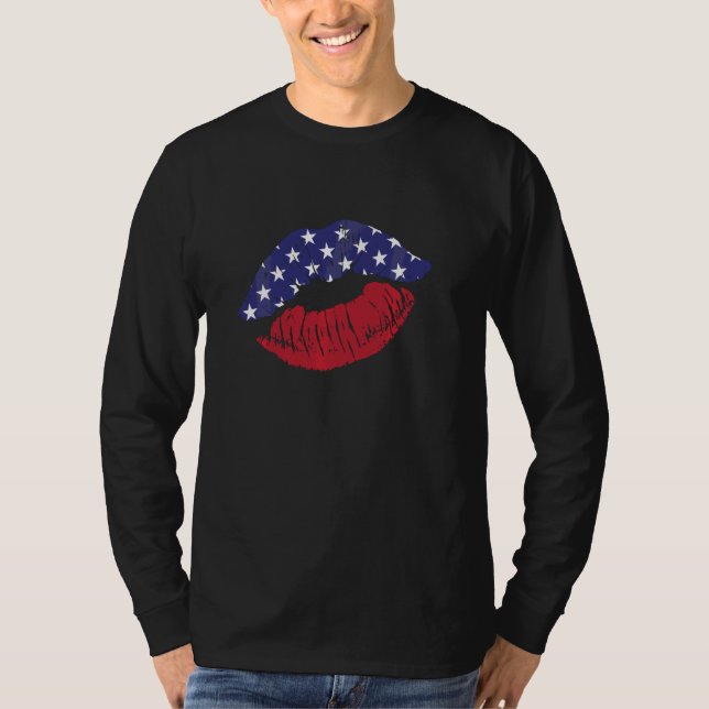 T-shirt Drapeau américain (Devant)