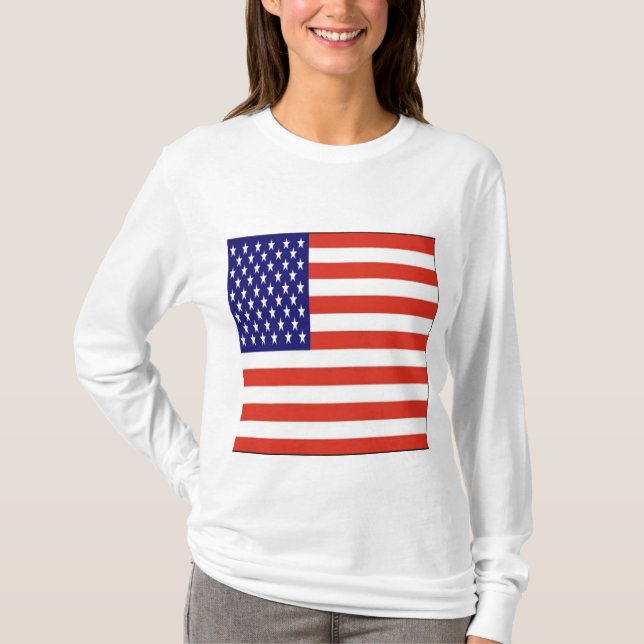 T-shirt Drapeau américain (Devant)