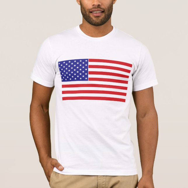 T-shirt Drapeau américain (Devant)