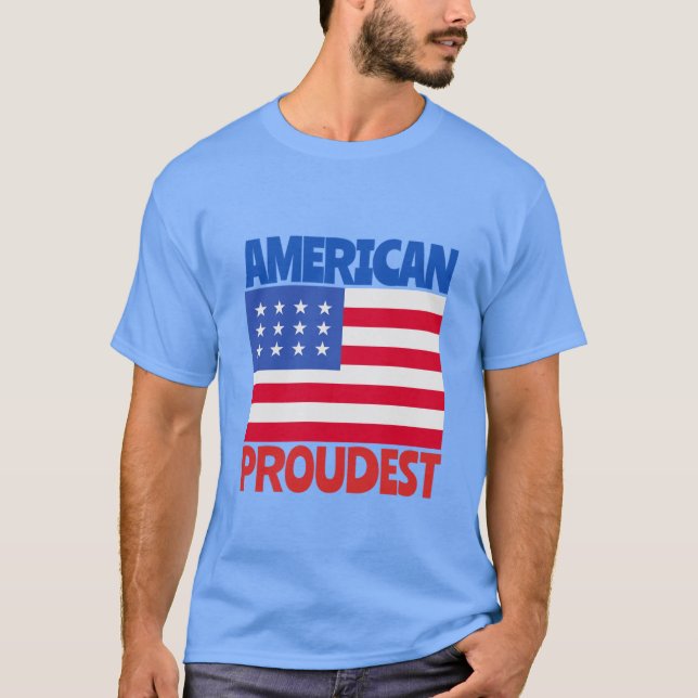 T-shirt Drapeau américain (Devant)