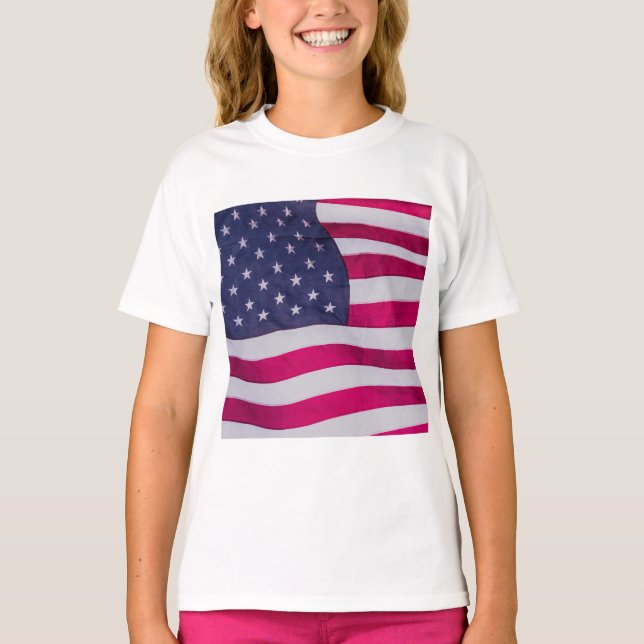 T-shirt Drapeau Américain (Devant)