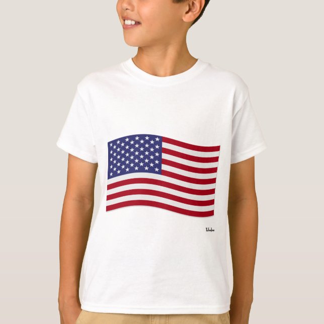 T-shirt Drapeau Américain (Devant)