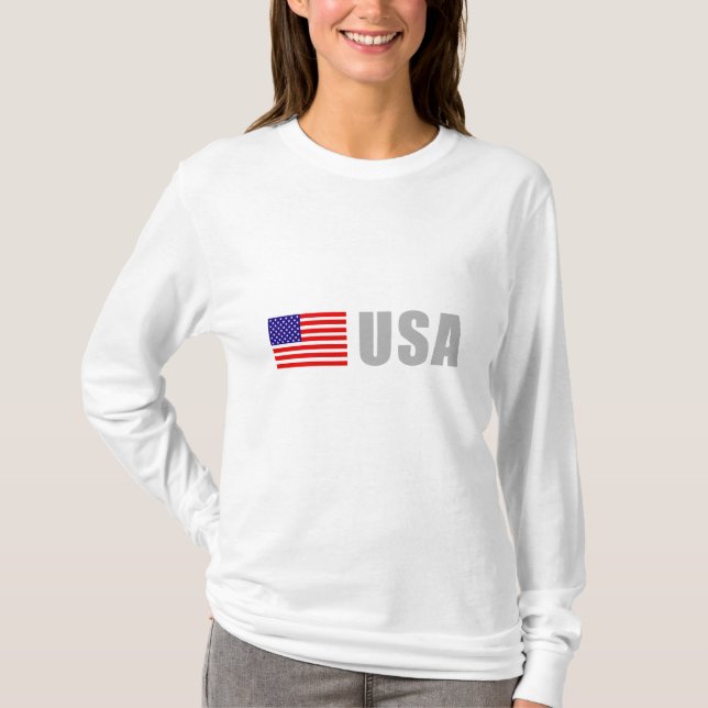 T-shirt Drapeau américain (Devant)