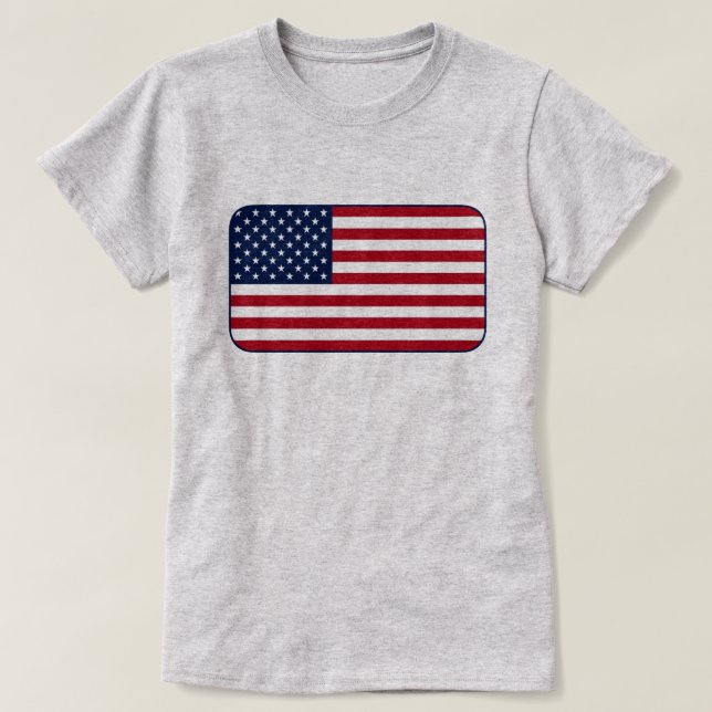 T-shirt Drapeau américain (Design devant)