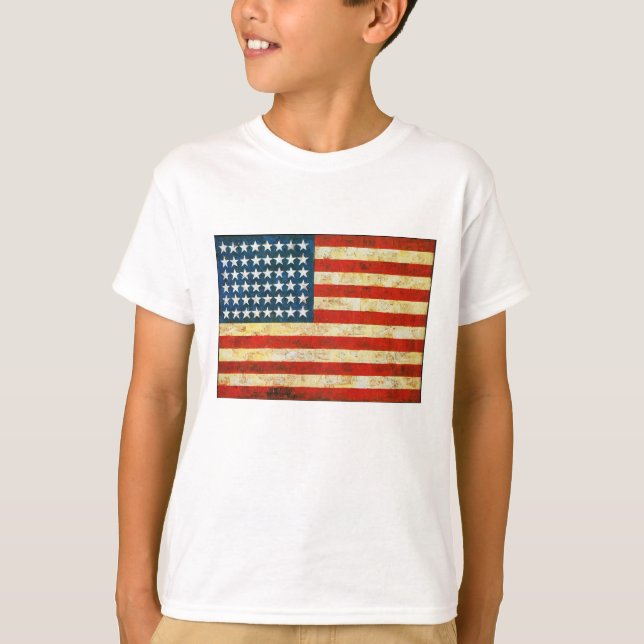 T-shirt Drapeau Américain (Devant)