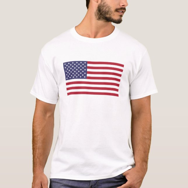 T-shirt Drapeau américain (Devant)