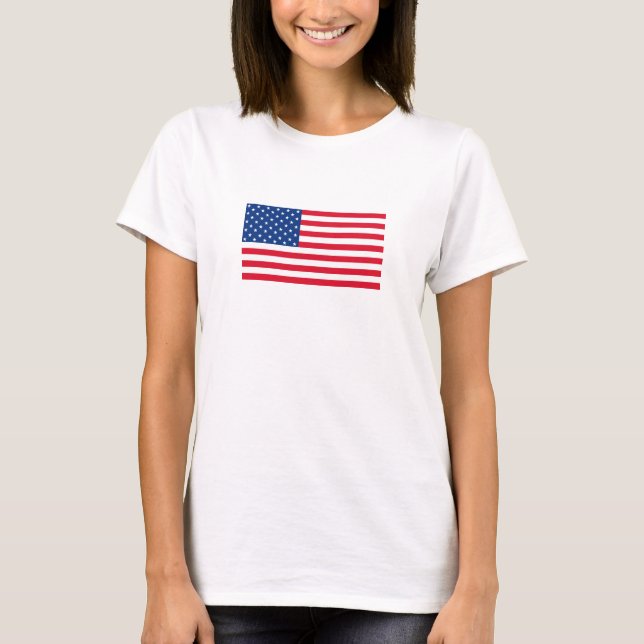 T-Shirt Drapeau Américain (Devant)