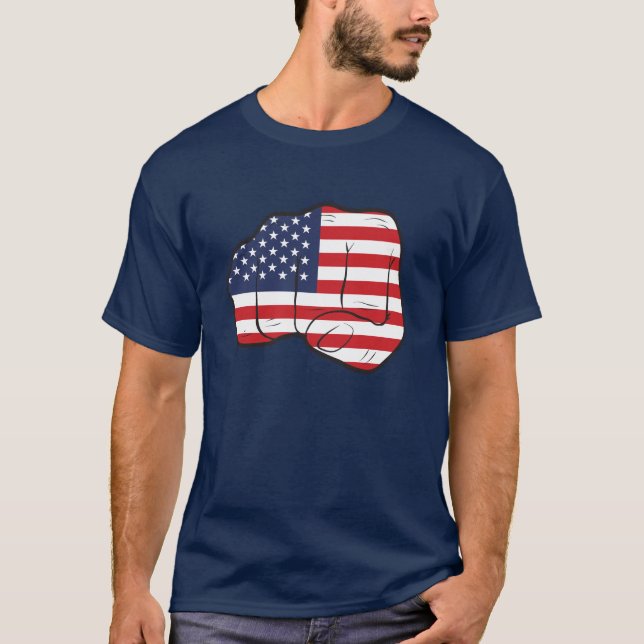 T-shirt Drapeau américain (Devant)