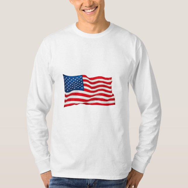 T-shirt Drapeau américain (Devant)