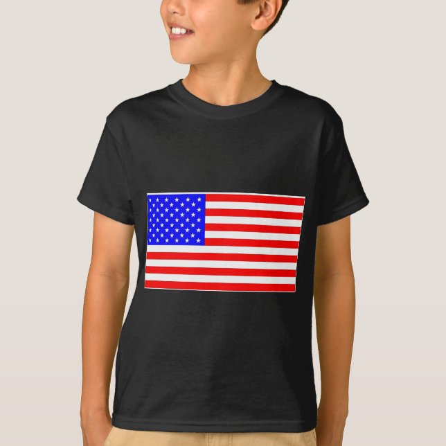 T-SHIRT DRAPEAU AMÉRICAIN (Devant)