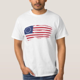 T-shirt Drapeau américain   1776 patriotique de Betsy Ros