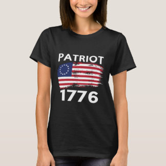 T-shirt Drapeau américain | 1776 patriotique de Betsy Ross