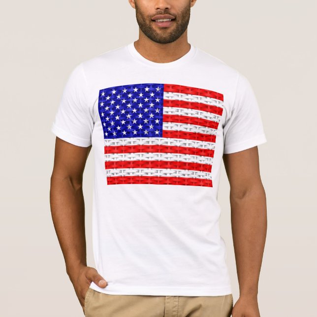 T-shirt Drapeau américain 2 (Devant)