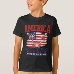 T-shirt Drapeau américain 250 ans Clic 250e anniversaire