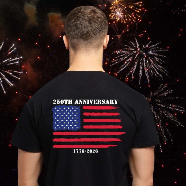 T-shirt Drapeau américain 250e anniversaire Avions à réact (Créateur téléchargé)