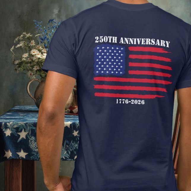 T-shirt Drapeau américain 250e anniversaire Avions à réact (Créateur téléchargé)