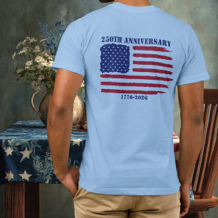 T-shirt Drapeau américain 250e anniversaire Avions à réact