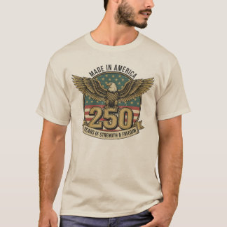 T-shirt Drapeau américain 250e anniversaire d'Amérique 250