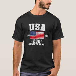 T-shirt Drapeau américain 250e anniversaire patriotique 4 