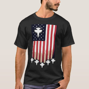 T-shirt Drapeau Américain 4 juillet-65079