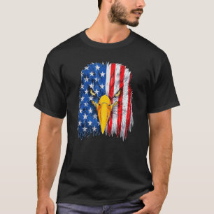 T-shirt Drapeau américain 4 juillet Aigle patriotique
