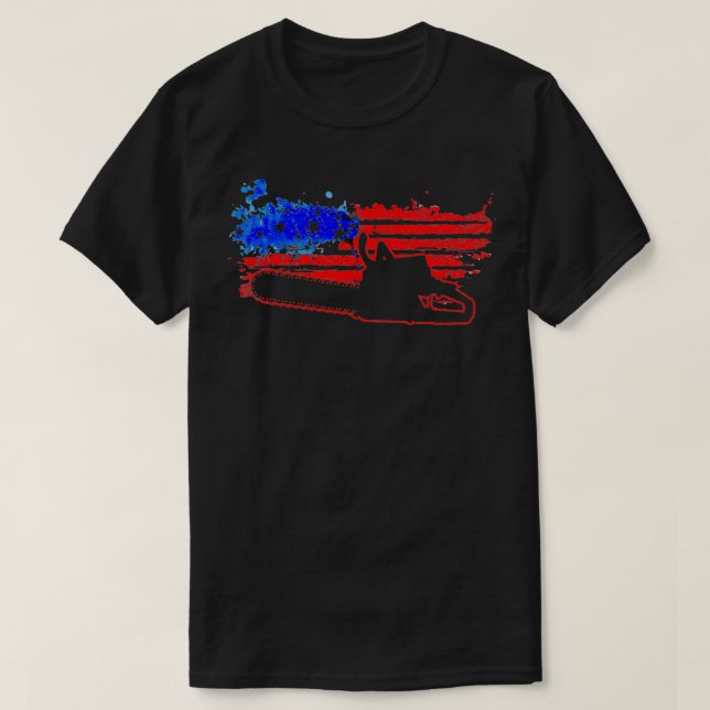 T-shirt Drapeau américain 4 juillet American Pride Hommes  (Design devant)