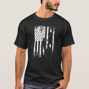 T-shirt Drapeau américain 4 juillet Arboriste Patriotique