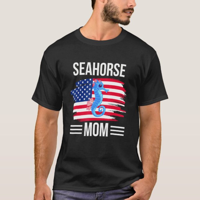 T-shirt Drapeau américain 4 juillet Fête des mères Merica  (Devant)