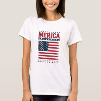 Drapeau Américain 4 Juillet Merica
