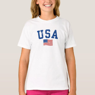 T-shirt Drapeau américain 4 juillet patriotique