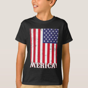 T-shirt Drapeau américain 4 juillet patriotique