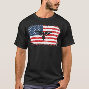 T-shirt Drapeau américain 4 juillet Patriotique