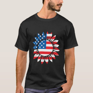 T-shirt Drapeau américain 4 juillet patriotique américain