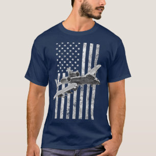 T-shirt Drapeau américain A10 Thunderbolt II