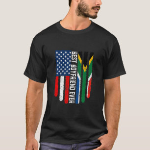 T-shirt Drapeau américain Afrique du Sud Drapeau meilleur 