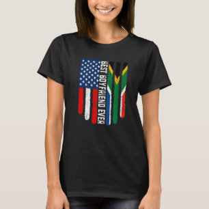 T-shirt Drapeau américain Afrique du Sud Drapeau meilleur 