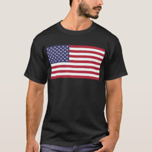 T-shirt Drapeau américain (ajoutez des mots si vous voulez
