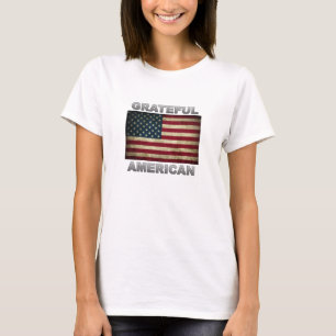 T-shirt Drapeau Américain - Américain Reconnaissant