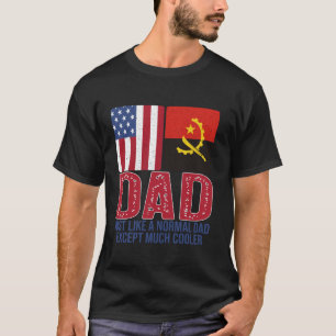T-shirt Drapeau américain Angolais Design pour la Fête des