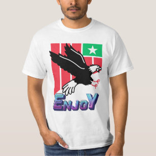 T-shirt Drapeau américain avec aigle