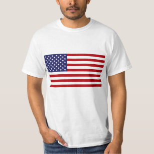 T-shirt Drapeau américain - bannière étoilée - vieille