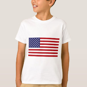 T-shirt Drapeau américain - bannière étoilée - vieille