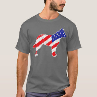 T-shirt Drapeau Américain Bataille Australienne Patriotiqu